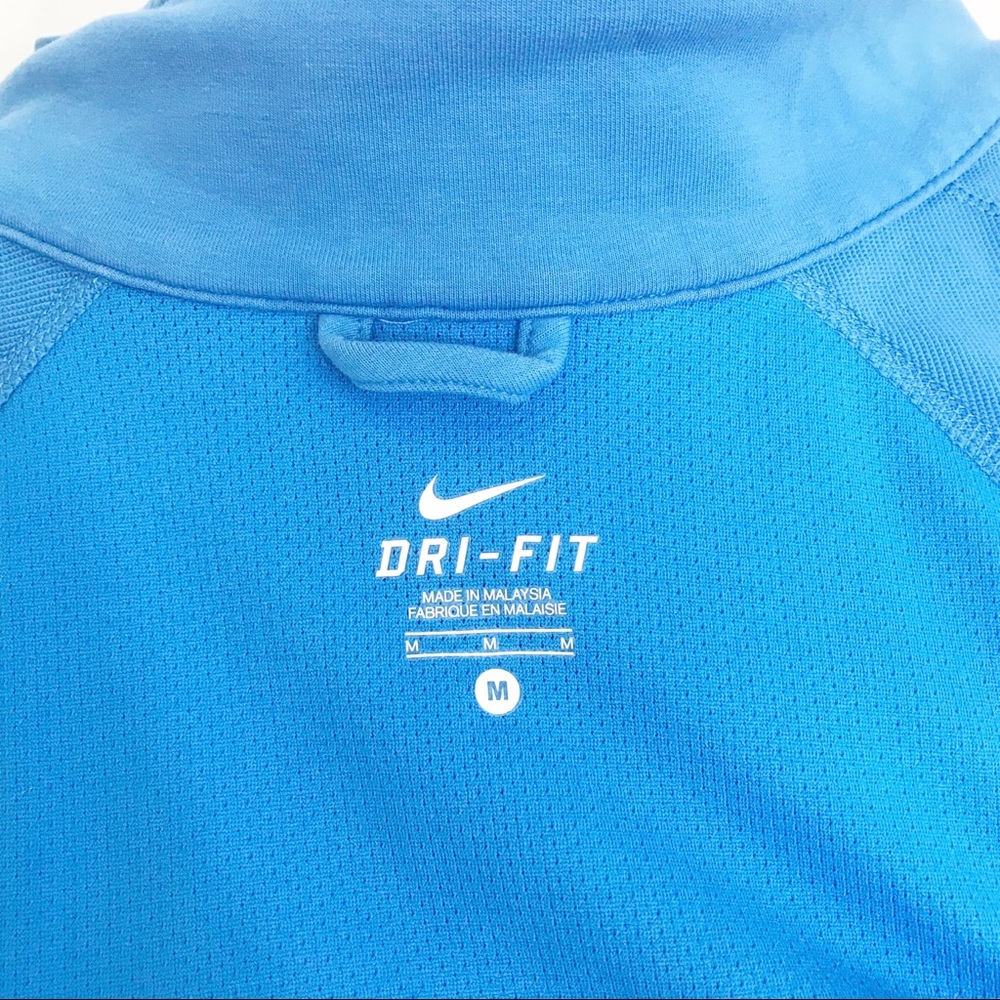 Nike Front Zip Lightweight Workout Jacket Blue - image 7